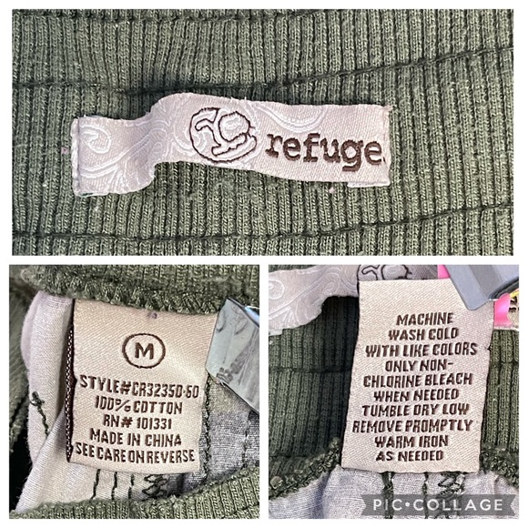 Refuge Camo Knee Length Shorts Culotes | Medium - Picture 4 of 4